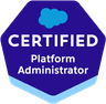 Salesforce Certified Administrator badge