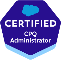 Salesforce Certified CPQ Administrator badge