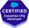 Salesforce Certified Industries CPQ Developer badge