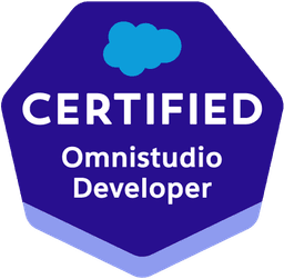 Salesforce Certified OmniStudio Developer badge