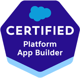 Salesforce Certified Platform App Builder badge
