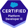 Salesforce Certified Platform Developer II badge